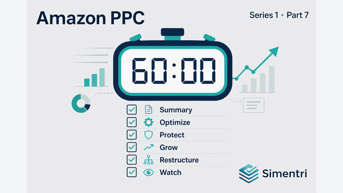 The 60-Minute Amazon PPC Weekly Review Checklist